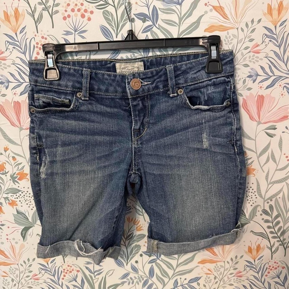 Vintage y2k Aeropostale denim bermuda shorts